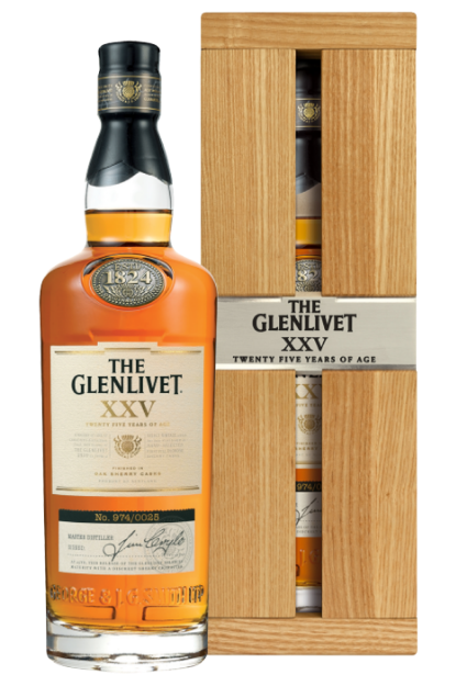Picture of GLENLIVET 25 YR MALT 750ML
